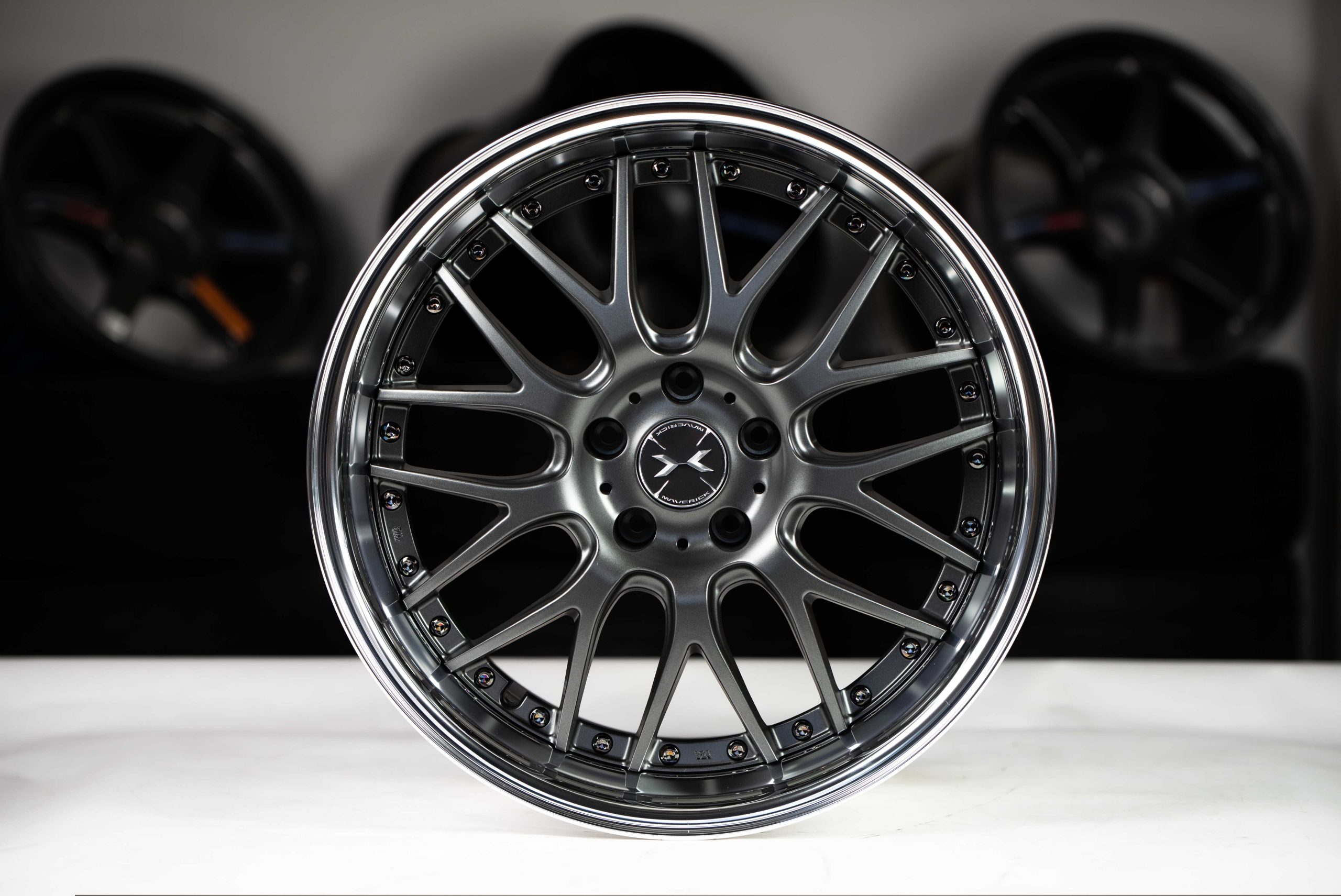 Weds Maverick 709M 19×10 +35 5×114.3 Mat Gun-1