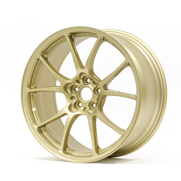 Wheel Hub TWS Motorsport T66-F 18x8.5" +42 5x100 Flat Gold Wheel Finish Set