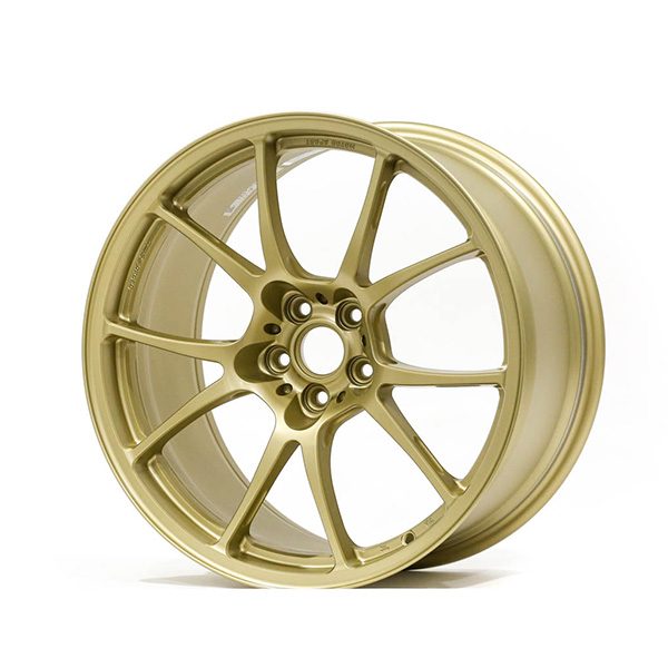 Wheel Hub TWS Motorsport T66-F 18x9.5" +45 5x100 Flat Gold Finish Wheel Set
