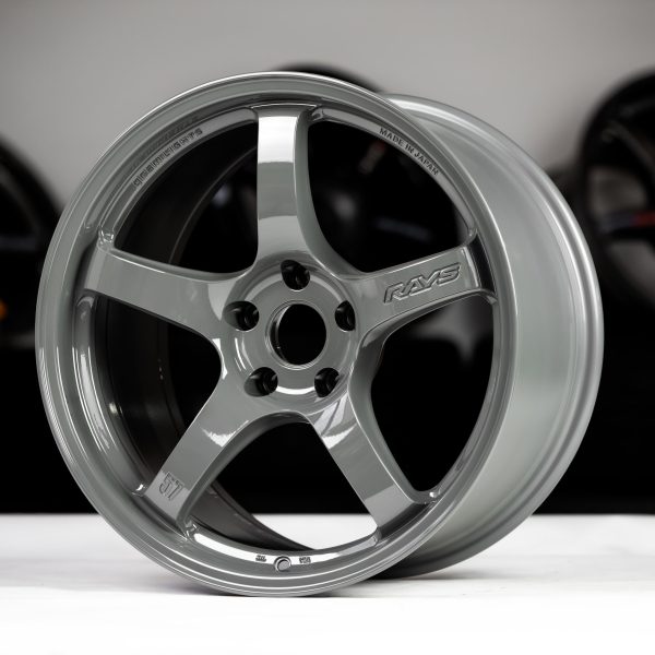 Gram Lights 57CR 18x9.5 +22 5x114.3 Glossy Grey (AG)-2