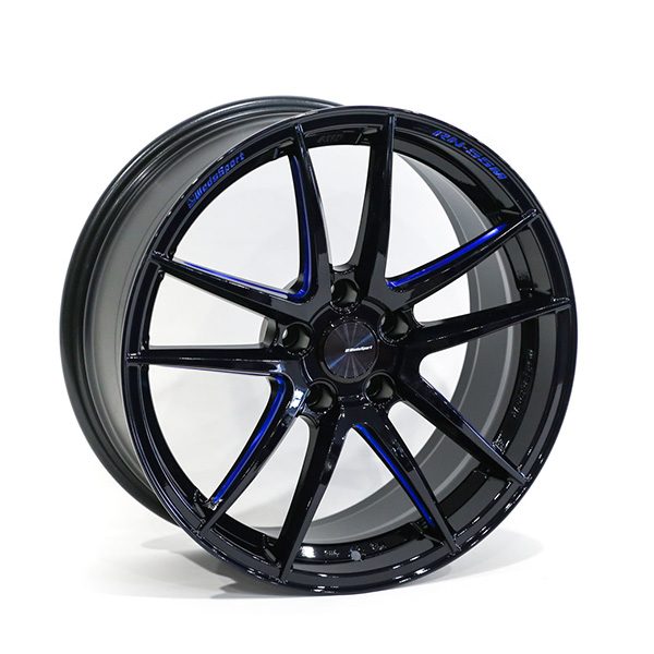 Wheel Hub WedsSport RN-55M 18x8" +35 5x114.3 BBM Finish Wheel Set