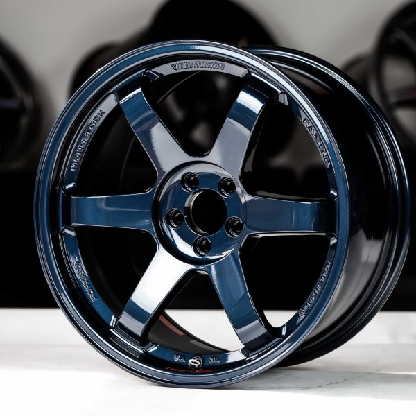 Volk Racing TE37SL 18x9.5 +40 5x100 MAG Blue (BL)-2