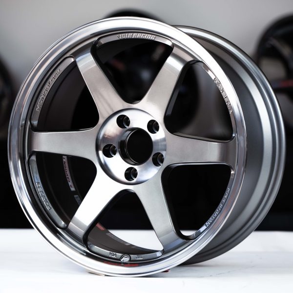 Volk Racing TE37SL 19x9.5 +22 5x114.3 Pressed Graphite (PG)-2