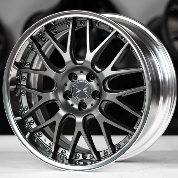 Weds Maverick 709M 18x9.5 +38 5x100 Matte Gunmetal Polish-2