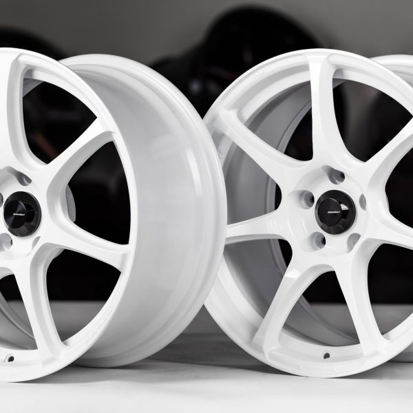 WedsSports SA-75R Staggered - 18x8.5 & 9.5 5x114.3 White-1
